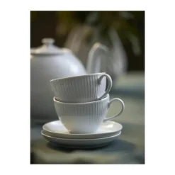 Pillivuyt Plissé Underkop Ø 14 cm - Porcelæn - Hvid