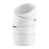 Pillivuyt Ramekinsæt Lav Nr. 1 - 4 stk. Ø 9 cm - Porcelæn - Hvid