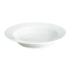 Pillivuyt Sancerre Dyb Tallerken Ø 22 cm - Porcelæn - Hvid