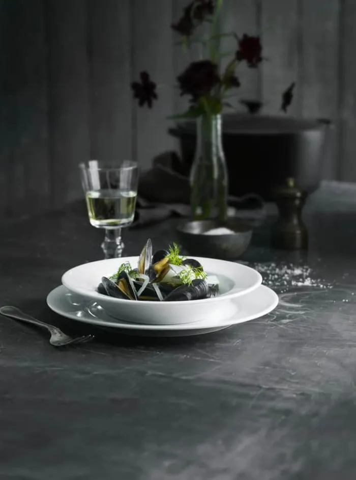 Pillivuyt Sancerre Pastatallerken Ø 26 cm - Porcelæn - Hvid