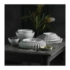 Pillivuyt Serveringsskål Nr. 3 L/B 22 cm - Porcelæn - Hvid