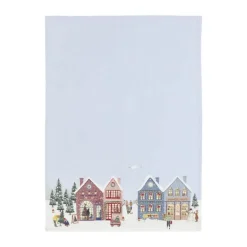 Pillivuyt Vinter Viskestykke B 50 x L 70 cm - Bomuld - Lyseblå