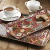 Pimpernel Strawberry Thief Serveringsbakke B 29,5 x L 48 cm - Melamin - Rød