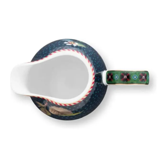 PIP Studio Berry Blue Kande 250 ml - Porcelæn - Blå