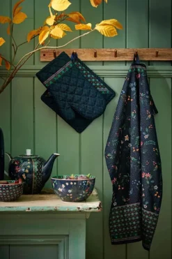PIP Studio Berry Blues Dug B 150 x L 300 cm - Bomuld - Mørkeblå