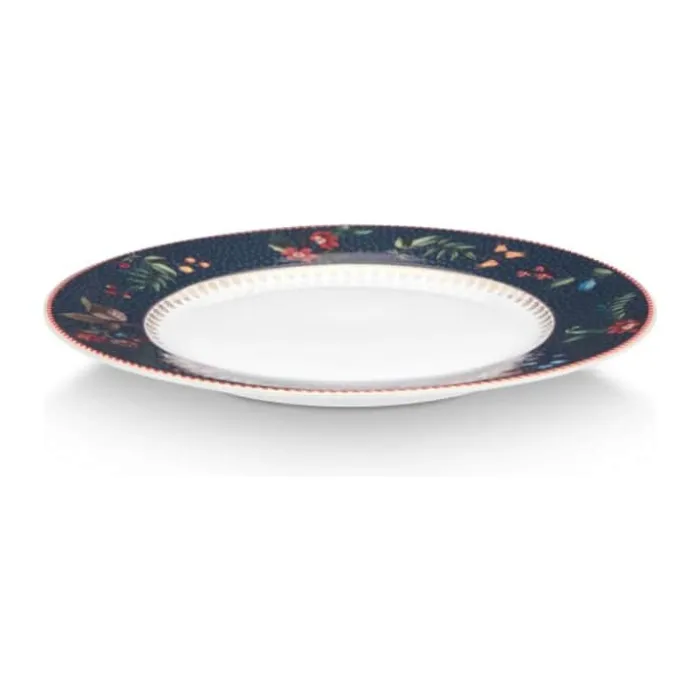 PIP Studio Berry Blue Tallerken Ø 21 cm - Porcelæn - Blå