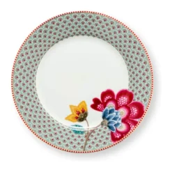 PIP Studio Blooming Tales Frokosttallerken Ø 23 cm - Porcelæn - Blå