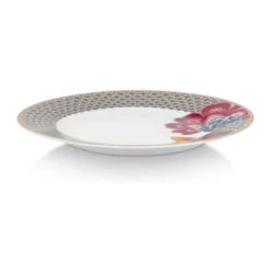 PIP Studio Blooming Tales Frokosttallerken Ø 21 cm - Porcelæn - Khaki