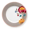 PIP Studio Blooming Tales Middagstallerken Ø 26,5 cm - Porcelæn - Khaki