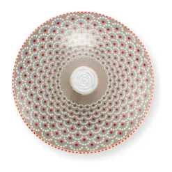 PIP Studio Blooming Tales Opbevaringskrukke 1,5 liter - Porcelæn - Khaki