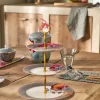 PIP Studio Blooming Tales Étagère Ø 27 cm - Porcelæn - Khaki
