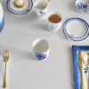PIP Studio Blue Bird Krus 40 cl - Porcelæn - Hvid/blå