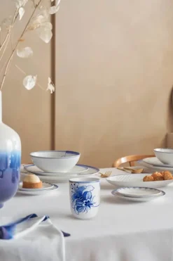 PIP Studio Blue Bird Krus 40 cl - Porcelæn - Hvid/blå