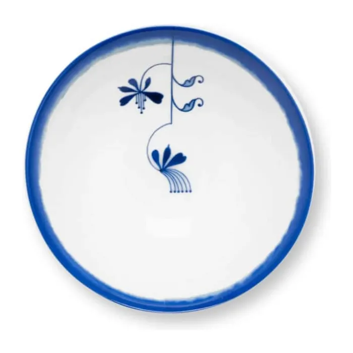 PIP Studio Blue Bird Skål Ø 12 cm - Porcelæn - Hvid/blå