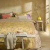PIP Studio Bodhi Flower Sengetøj B 140 x L 200 cm - Bomuld - Gul