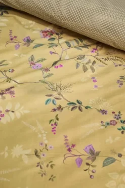 PIP Studio Bodhi Flower Sengetøj B 140 x L 200 cm - Bomuld - Gul