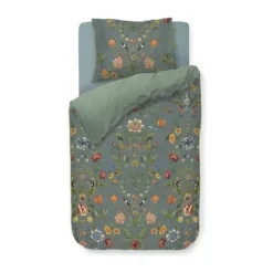 PIP Studio Botanico Sengetøj B 140 x L 200 cm - Bomuld - Blue