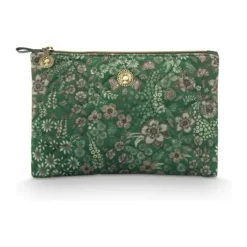 PIP Studio Charly Taske H 15,5 x B 24 cm - Polyester/fløjl - Green