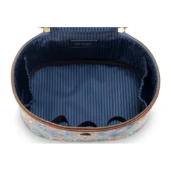 PIP Studio Cleo Kosmetiktaske B 16 x L 26 cm - Polyester - Pink/orange/blå