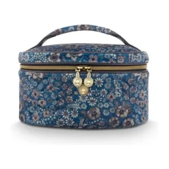PIP Studio Cleo Kosmetiktaske B 16 x L 26 cm - Polyester - Blå