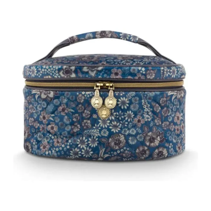 PIP Studio Cleo Kosmetiktaske B 16 x L 26 cm - Polyester - Blå