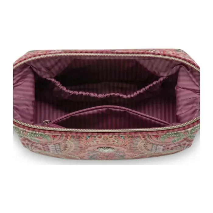 PIP Studio Cooper Kosmetiktaske H 15 x B 22,5 cm - Polyester/fløjl - Pink