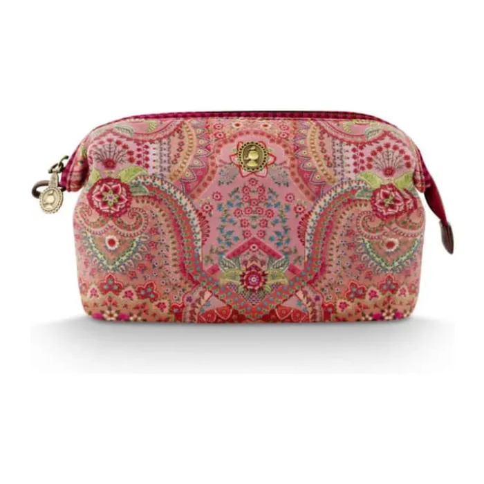 PIP Studio Cooper Kosmetiktaske H 15 x B 22,5 cm - Polyester/fløjl - Pink