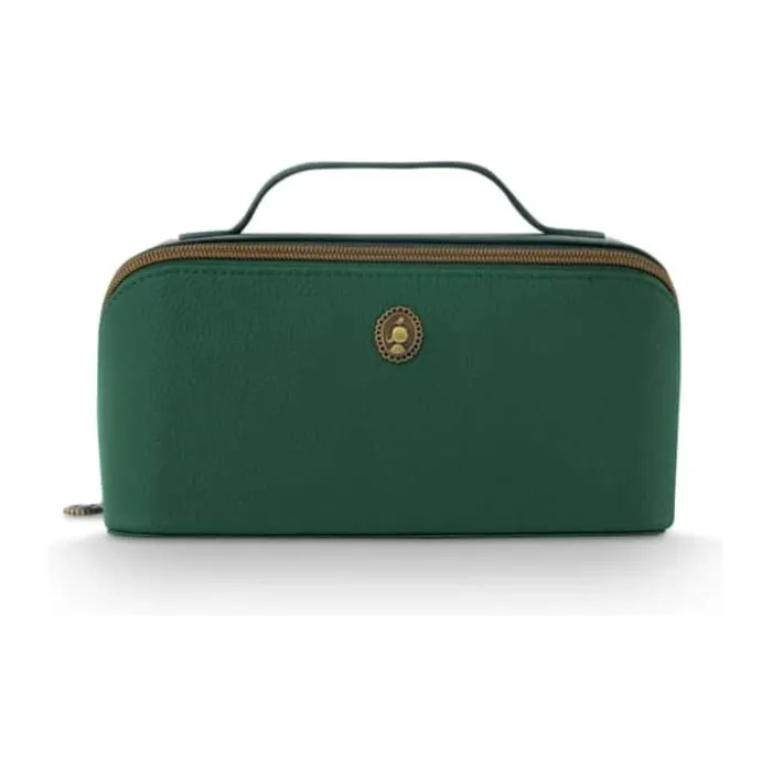 PIP Studio Cyrille Kosmetiktaske B 10,5 x L 23,5 cm - Polyester - Green