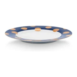 PIP Studio Dot Delight Middagstallerken - 2 stk. Ø 26,5 cm - Porcelæn - Mørkeblå