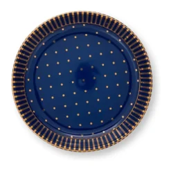 PIP Studio Dot Delight Tekop - 2 stk. 38 cl - Porcelæn - Mørkeblå