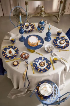 PIP Studio Dot Delight Tekop - 2 stk. 38 cl - Porcelæn - Mørkeblå