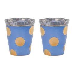PIP Studio Dot Delight Tekop - 2 stk. 38 cl - Porcelæn - Lyseblå