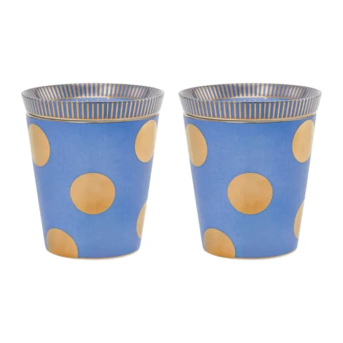 PIP Studio Dot Delight Tekop - 2 stk. 38 cl - Porcelæn - Lyseblå