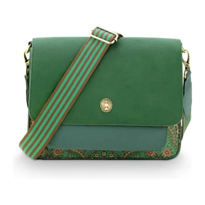 PIP Studio Fenna Cross Body Bag H 25 x B 20 cm - Polyester - Green