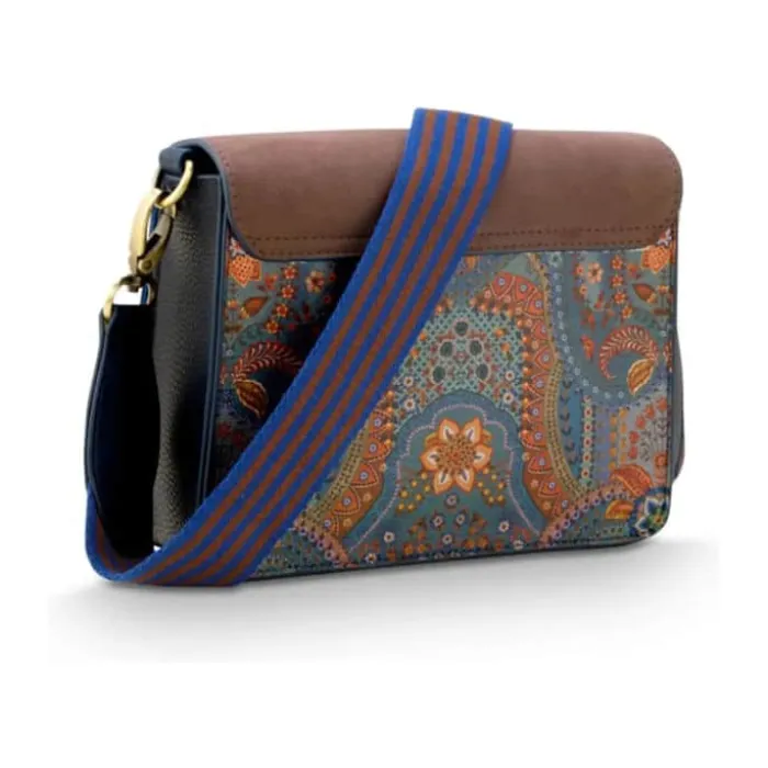 PIP Studio Fenna Cross Body Bag H 19 x B 16 cm - Polyester - Blue