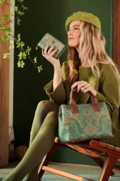 PIP Studio Fia Håndtaske H 22 x B 14 x L 26,5 cm - Polyester - Green