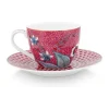 PIP Studio Flower Festival Espressokop 12 cl - Porcelæn - Pink
