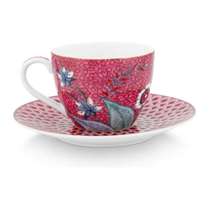 PIP Studio Flower Festival Espressokop 12 cl - Porcelæn - Pink