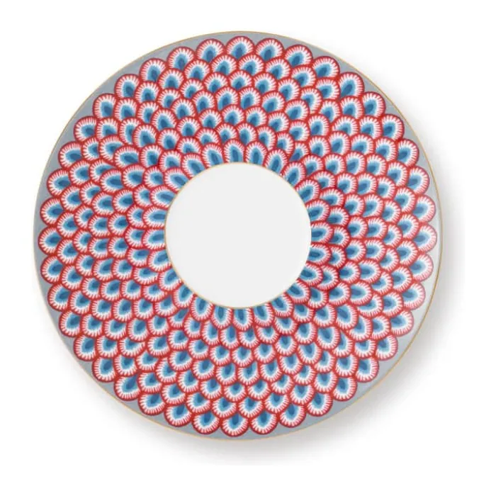 PIP Studio Flower Festival Espressokop 12 cl - Porcelæn - Blue