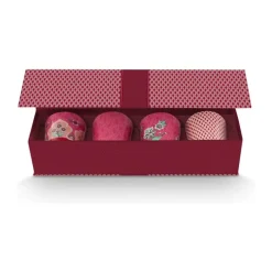 PIP Studio Flower Festival Krus - 4 stk. 23 cl - Porcelæn - Pink