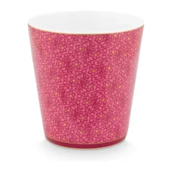 PIP Studio Flower Festival Krus - 4 stk. 23 cl - Porcelæn - Pink