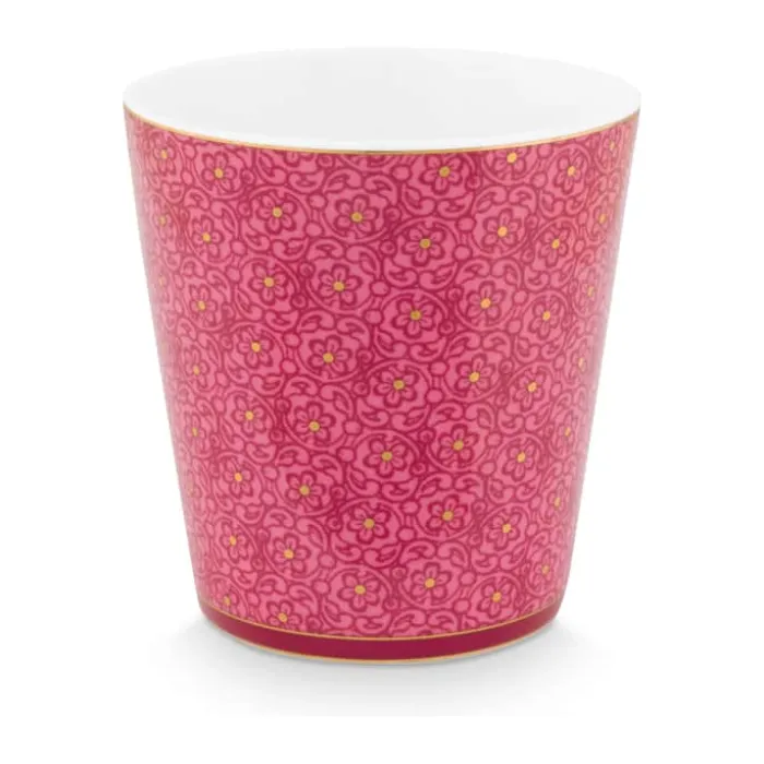 PIP Studio Flower Festival Krus - 4 stk. 23 cl - Porcelæn - Pink