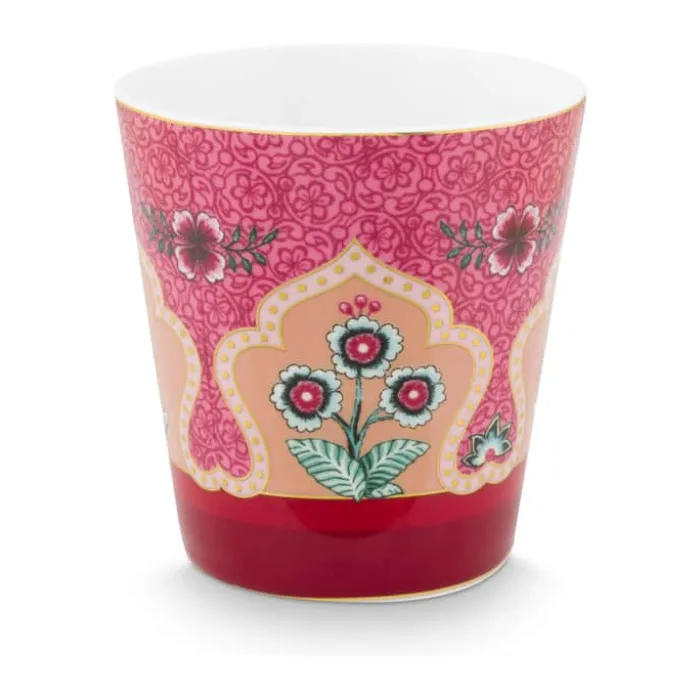 PIP Studio Flower Festival Krus - 4 stk. 23 cl - Porcelæn - Pink