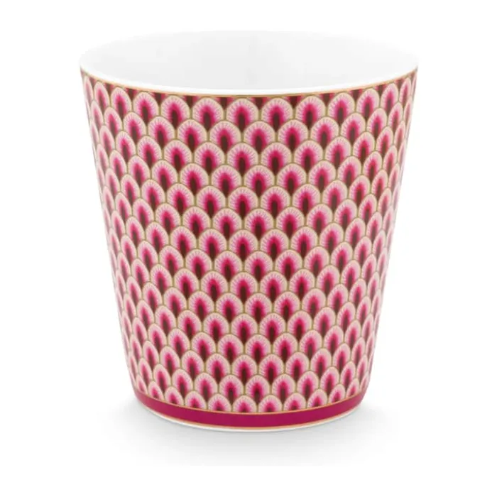 PIP Studio Flower Festival Krus - 4 stk. 23 cl - Porcelæn - Pink