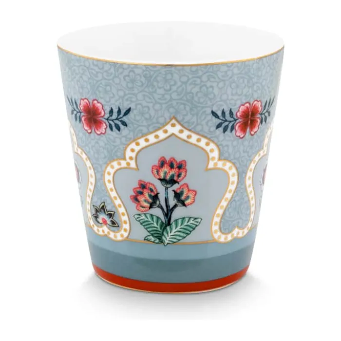 PIP Studio Flower Festival Krus - 4 stk. 23 cl - Porcelæn - Blue