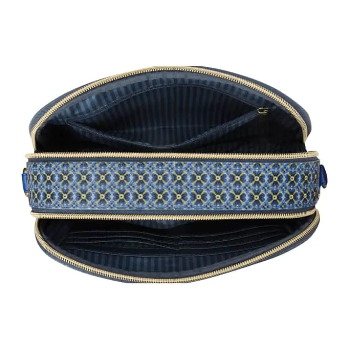 PIP Studio Frida Cross Body Bag H 16,5 x B 26,5 cm - Polyester - Blue