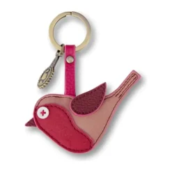 PIP Studio Harry Taskenøglering L 9,5 cm - Ruskind - Pink