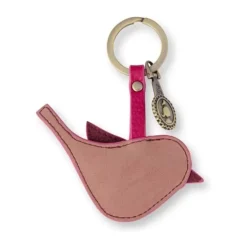 PIP Studio Harry Taskenøglering L 9,5 cm - Ruskind - Pink