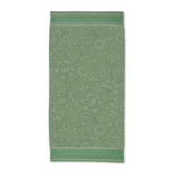 PIP Studio Jasmin Jacquard Håndklæde B 70 x L 140 cm - Bomuld - Grøn