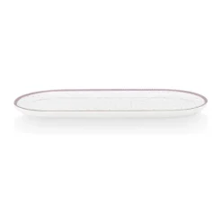 PIP Studio Jolie Dots Fad B 12 x L 25 cm - Porcelæn - Lyserød